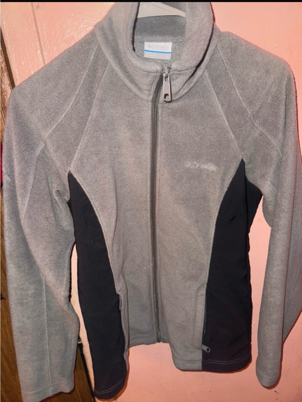 Columbia Gray and Black Women's Full-Zip Utility Fleece Jacket